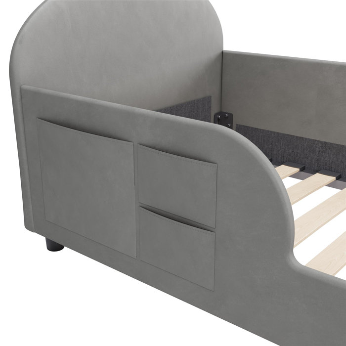 Little Seeds Oliver Upholstered Toddler Bed & Reviews Wayfair Canada